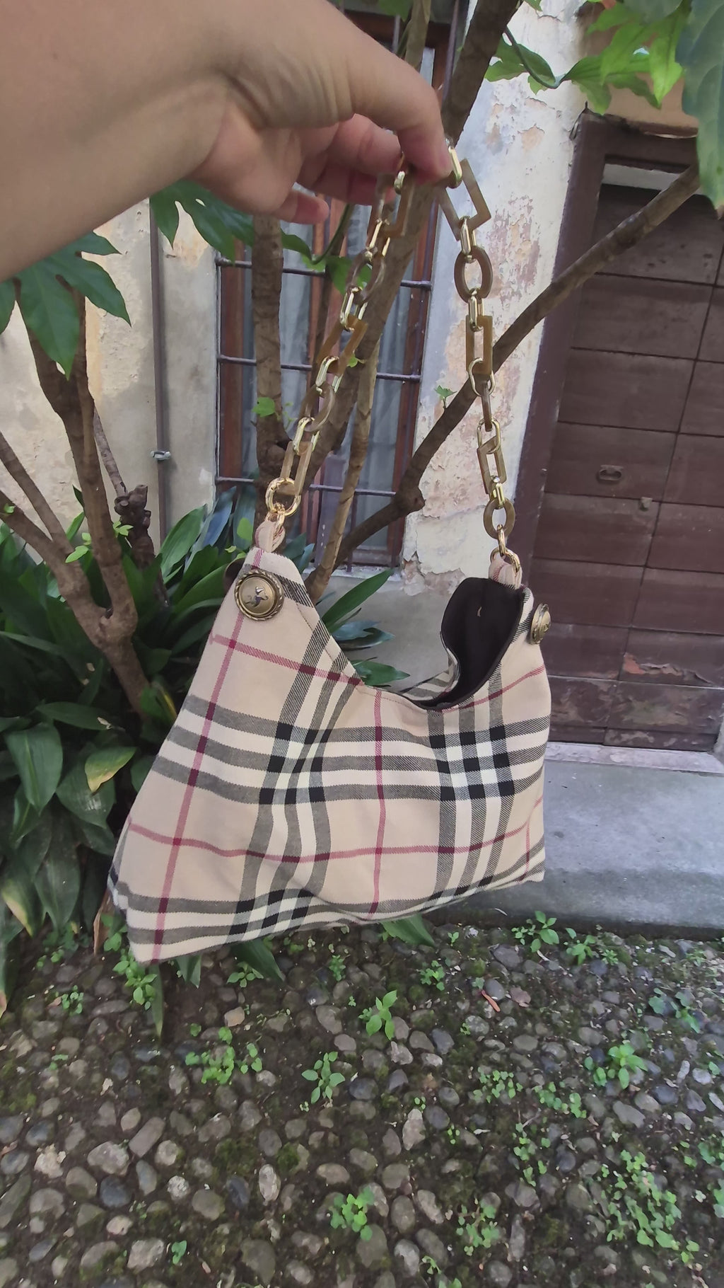 Borsa tessuto Burberry