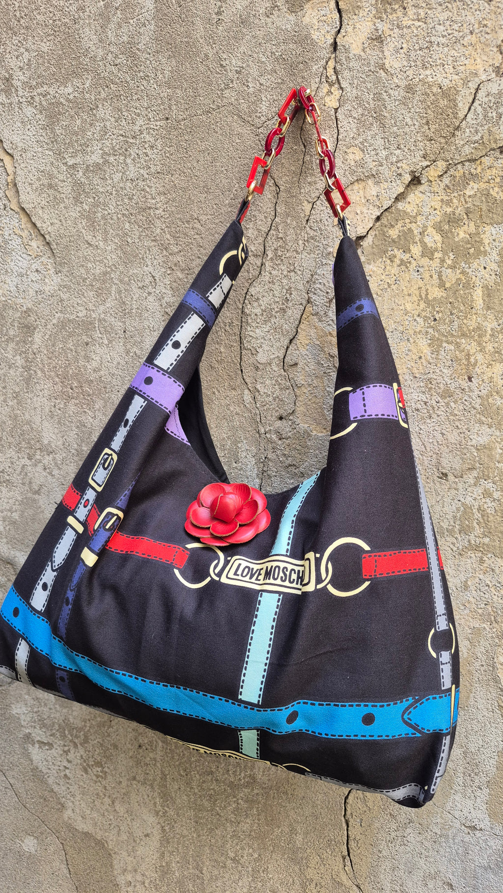 Borsa Yuma ( tessuto Love Moschino)