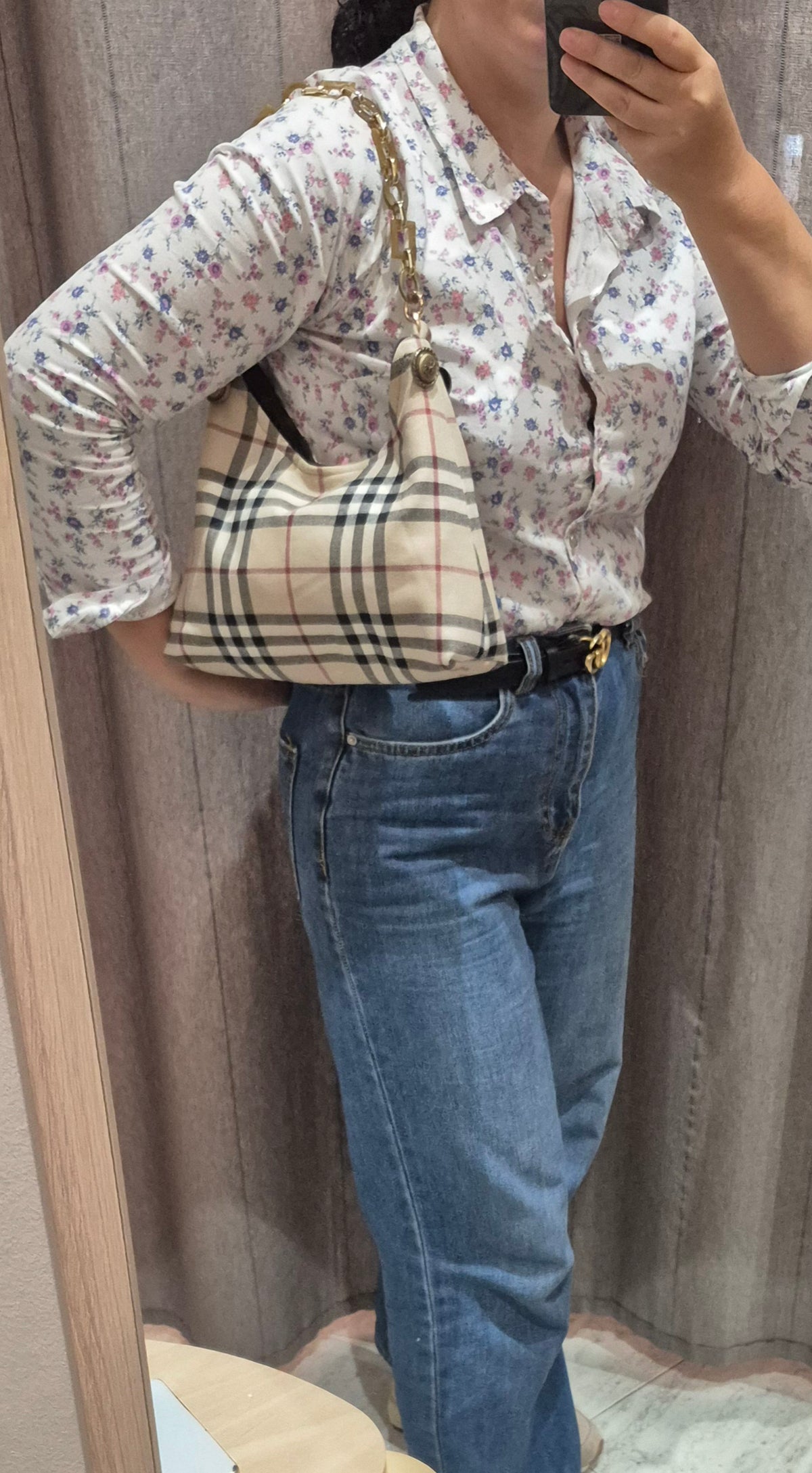 Borsa tessuto Burberry