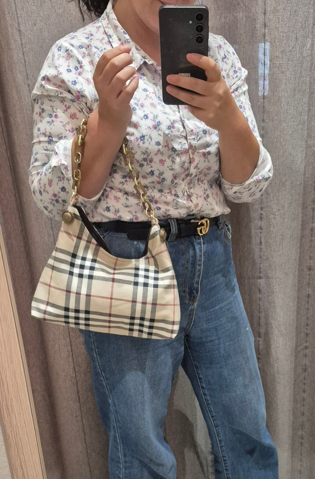 Borsa tessuto Burberry