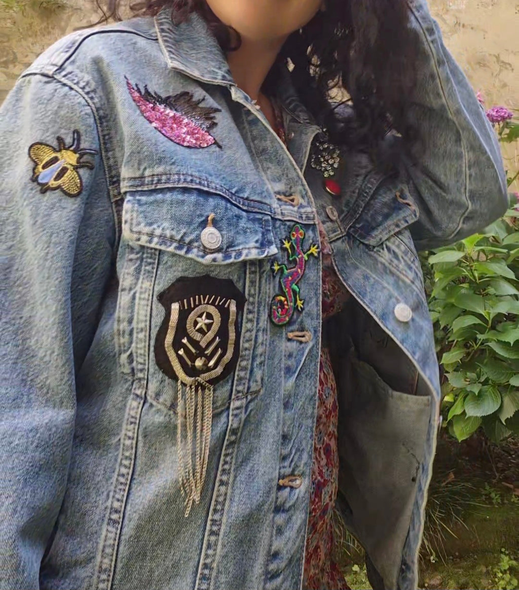 CUSTOM DENIM JACKET 👑