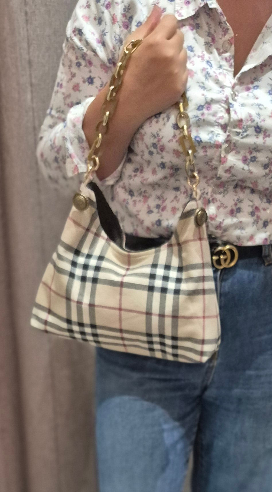 Borsa tessuto Burberry